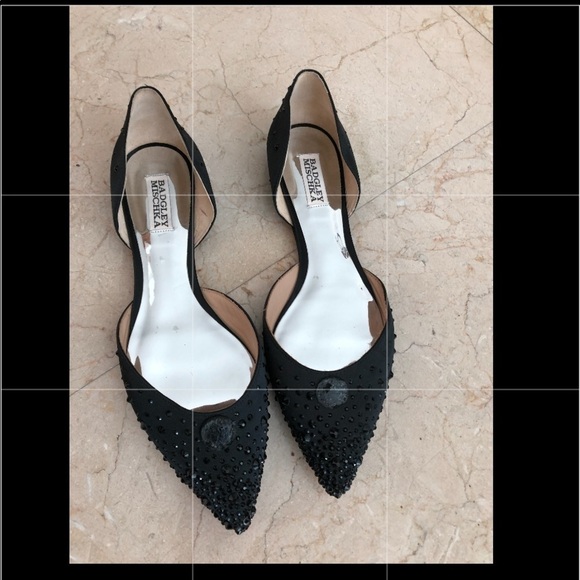 Badgley Miscka Women’s Haddie Loafer Flat Missing The Front Crystal Flower - Picture 1 of 16